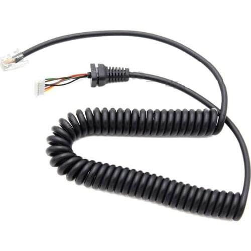 Mic cable for Yaesu MH-48A6J FT-7800 FT-8800 FT-8900 FT-7100M FT-2800M FT-8900R Handheld Mic Extension Cable Cord dropshipping