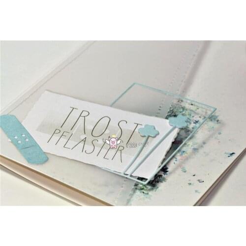 Mmao Crafts Metal Steel Cutting Die New Band-aid decoration Stencil For DIY Scrapbooking Paper/photo Cards Embossing Dies