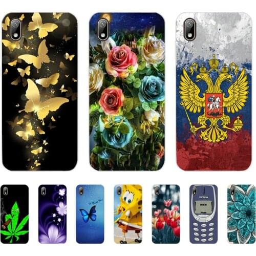 Soft Case For Silicone Back Cover For Cute Phone Cases Cover Bumper for Huawei Y5 Y6 Prime Y7 Pro 2017 2018 2019 Y3 II Y5 II