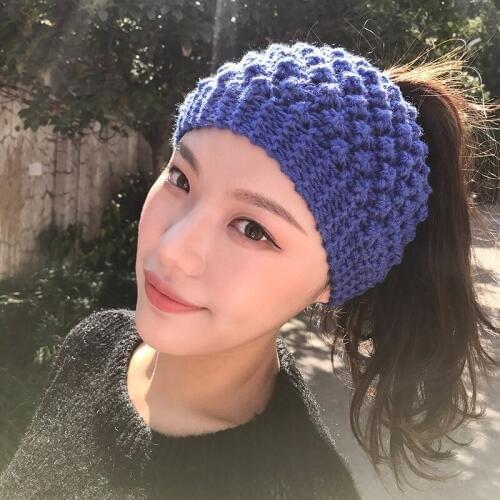 New Lady Knitting Wool Wide Headwrap Headband Winter Ear Warmer Elastic Hair Band For Womens Hairbands Fashion Hair Accessories