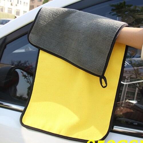 30x30/60CM Car Wash Microfiber Towel Car Cleaning Drying Cloth Hemming Car Care Cloth Detailing Car Wash Towel For Toyota