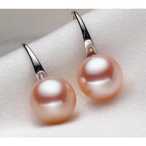 Top Quality Natural Genuine Cultured Freshwater Pearl Earrings for Women Wedding Jewelry Girls' Favorite Gifts For Bridesmaid