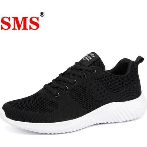 SMS Men Running Shoes Comfortable Sport Shoes Men Trend Lightweight Walking Shoes Men Sneakers Breathable Zapatillas Plus Size