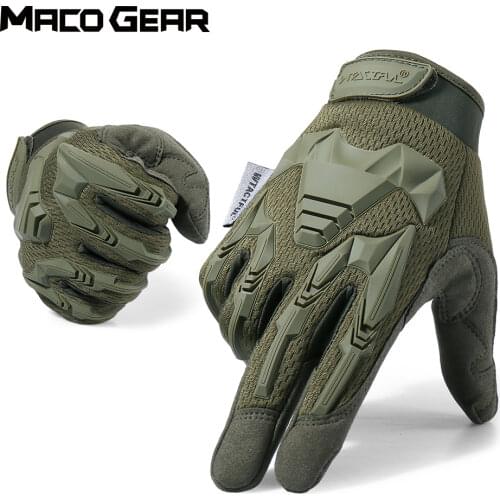 Tactical Gloves Camo Military Army Cycling Glove Sport Climbing Paintball Shooting Hunting Riding Ski Full Finger Mittens Men