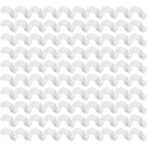 Led Light Strip Mounting Clip 5730 / 2835 / 5050 Mounting Holder Translucent Snap (Width 14Mm, 100 Pieces / Package)