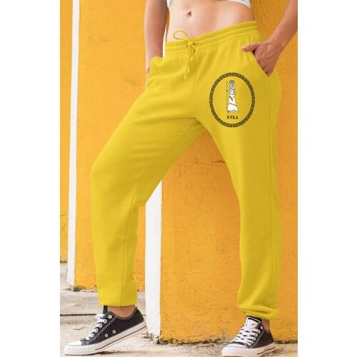 Angemiel Wear Greek God Of Hera Yellow Women Sweatpants