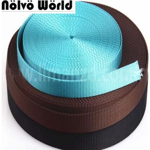 10 yards 20mm 3/4 inch 1.9mm weaving tape for DIY bag strap,polypropylene waist belt,packed belt,backpack strap,seat belt