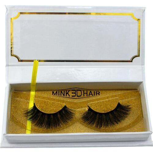 100 pairs 3D mink lashes plastic round box custom handmade mink fur eyelashes packaging own logo