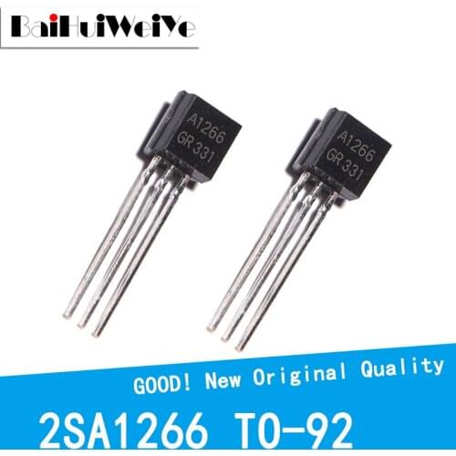 100PCS/LOT 2SA1266-GR 2SA1266 A1266 0.15A40V NPN TO-92 TO92 Triode Transistor New Original Good Quality Chipset