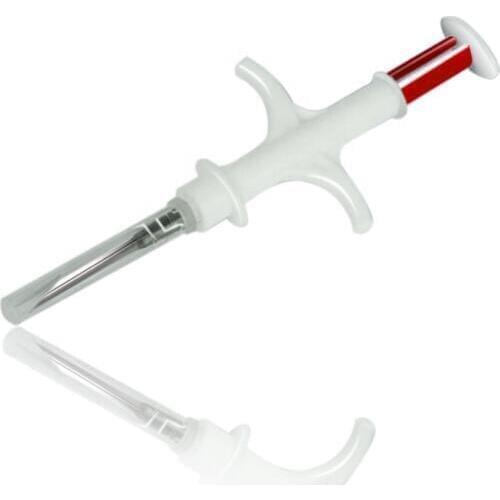 100pcs/Lot) ISO FDX-B 1.4x8mm cat dog microchip animal syringe ID implant pet chip needle vet RFID injector PIT tag
