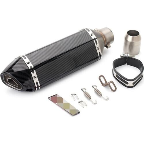 51mm Universal Modified Motorcycle Exhaust Pipe Silencer for TMAX530 F800GS SV650 XMAX250 PCX150 R25 R3 ZX6R with DB killer