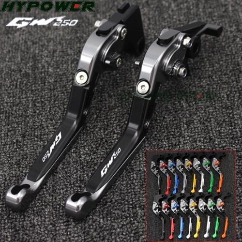For SUZUKI GW 250 INAZUMA GW250 2011-2013 Motorcycle Accessories Aluminum Folding Extendable Brake Clutch Levers