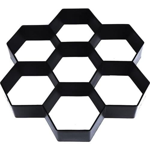 One Piece Garden Concrete Molds Paving Brick For Diy Plastic Path Maker Mold Paving Cement 30*30*4cm He