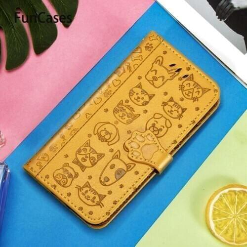 Phone Bag Cases For etui Samsung S9 Carcaso Kitten Flip Wallet Case Book Accessory Samsung Galaxy capinha S9 Rhinestone Case