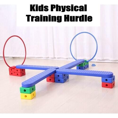 Kids Physical Training Hurdles with Bag, Balance and Eye Coordination Toy Training Tool for Children, Training Equipments 114pcs