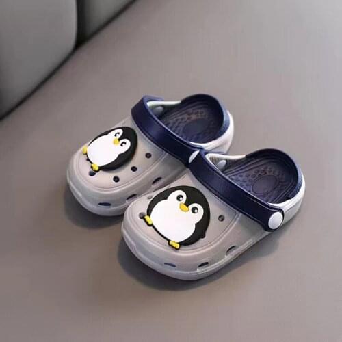 Childrens Slippers Summer Pinkycolor cute Beach Shoes For Boys Girls Waterproof Antiskid Bathroom Kids Slippers Soft Baby Shoe