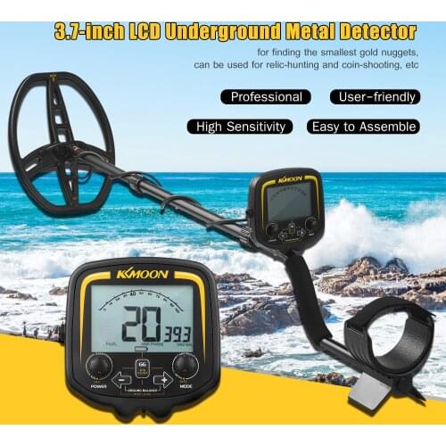 TX850 3.7-inch LCD Metal Detector Outdoor Underground Metal Finder Treasure Hunter Gold Prospector Gold Nugget Seeking Device