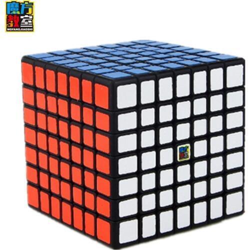 Moyu 7x7 CUBE Classroom meilong 7x7x7 Magic Cube 7Layers Cube Seven Layer Black Cube Puzzle Toys For Children Kids gift toy