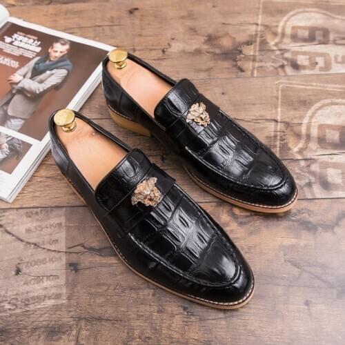 Leather Men Casual Shoes Luxury 2021 new Mens Loafers Moccasins Breathable Slip on Black Driving Shoes Plus Size 38-47