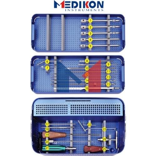 New German Large Fragment Locking Plate Instruments Set spine Reducti forceps surgery Drill orthopedic Cannulated Screw orth set