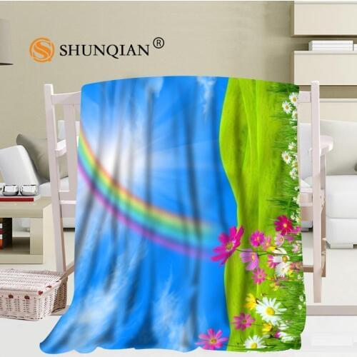 Custom Nature Flowers Blanket Soft DIY Your Picture Decoration Bedroom Size 56x80Inch,50X60Inch,40X50Inch A7.10