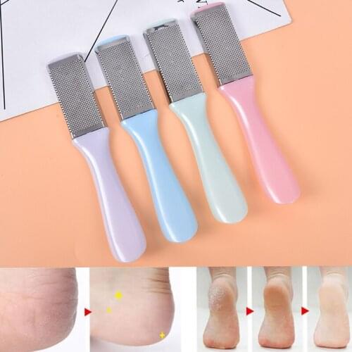 4 Styles Stainless Steel Foot Rasp Callus Dead Skin Remover File Exfoliating Pedicure Foot File Foot Care Tool Random