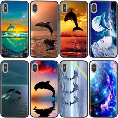 Buying For Xiaomi Mi 11 10T 10S 10 Ultra Pro Lite Poco X3 NFC CC9 Dance And Jumping Dolphins Water Accessories Phone Cases