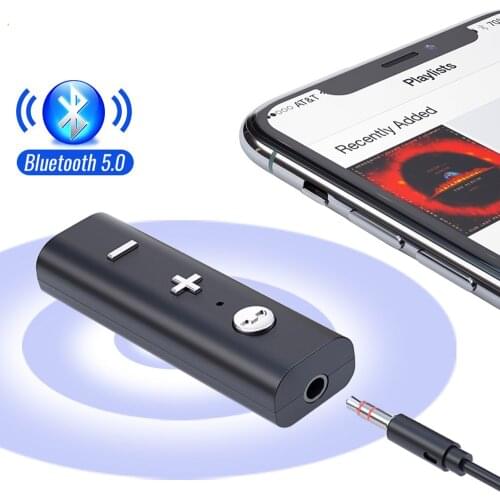 Bluetooth 5.0 Receiver For 3.5mm Jack Earphone Wireless Adapter Bluetooth Aux Audio Music Transmitter For Headphone new