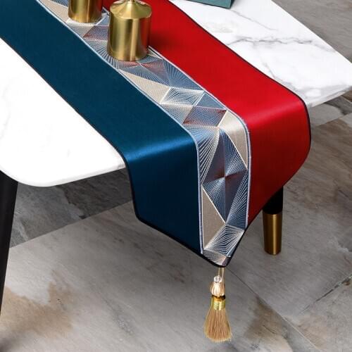 Simple modern light luxury table flag tea table dining table side cabinet TV cabinet porch shoe cabinet cloth cloth cover