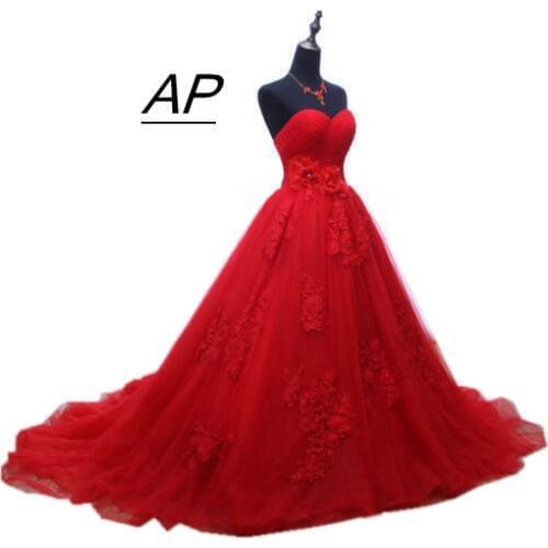 ANGELSBRIDEP Custom Made Sweetheart Tulle Floor-Length Ball Gown Quinceanera Dress Charming Appliques Sweet 16 Dress Sleeveless