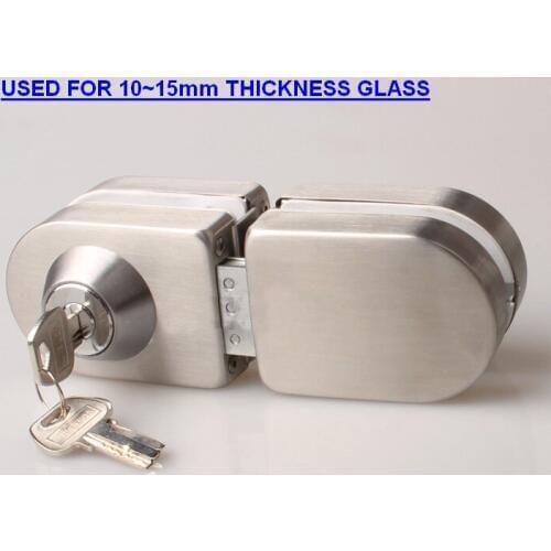Luxury glass door lock,double glass door lock,stainless steel glass lock(DG-061)