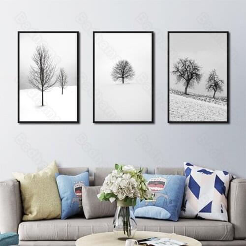 Modern Decorative Painting Simple Sofa Background Wall Bedroom Living Room Paintings Nordic Style Dining Room Triptych Mural