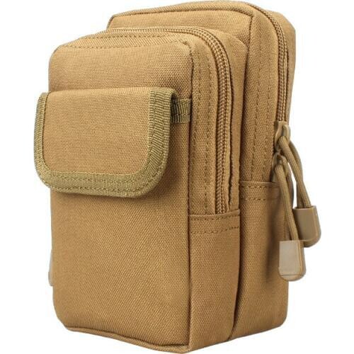 Sports Tactical Belt Waist Pack Wear Belt Coin Purse With Loop Outdoor Waist Pouch 600D A4332