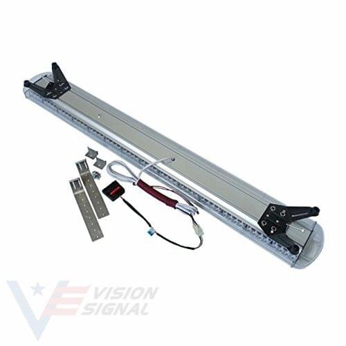 CIRION 47" 88LED Car Vehicle Led emergency strobe lights Flashing Beacons Recovery Police Work Light Bar Yello White Green 24V