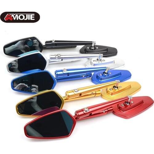 For Kawasaki Z650 Z750 Z800 Z900 Z1000 ER6F ER6N Z750 Z800 Z900 Z1000 Universal Motorcycle Rearview Mirror moto CNC Side Mirrors