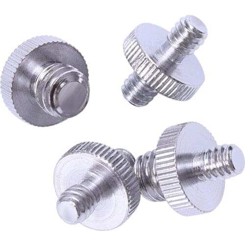 Camera Screw Adapter 1/4 inch Male to 1/4 inch Male Screw 1/4 Male to 3/8 Male Tripod Screw Adapter Converter Camera tool parts
