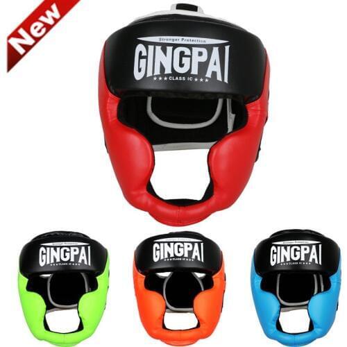 High Quality Boxing Helmet Red adult Children MMA training Muay Thai Grappling head Guard protector boxing helmets headgear Blue