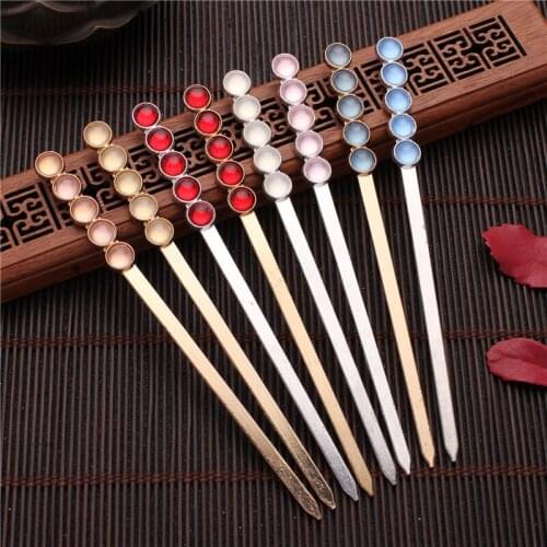 Tassel Hairpin Hair Ornaments Hanfu Headdress Palace Style Ancient Wind Stepping Flower Pearl Hairpin