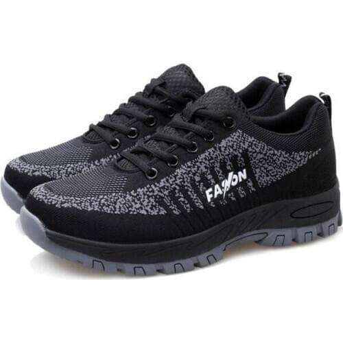 Women Men Steel Toe Safety Shoes for Men Construction Lightweight Breathable Work Shoes Security Footwear Protective Sneaker