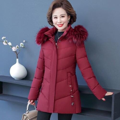 Women 2020 Winter New Fashion Cotton Padded Jackets Hooded Warm Parka Female Thicken Warm Coat Ladies Casual Outerwear C49