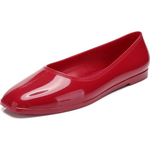 Women Casual Shoes 2021 New Ladies Slip On Waterproof Flats Comfy Soft Zapatos Mujer Walking Footwear 2021 Spring New Rain Shoes