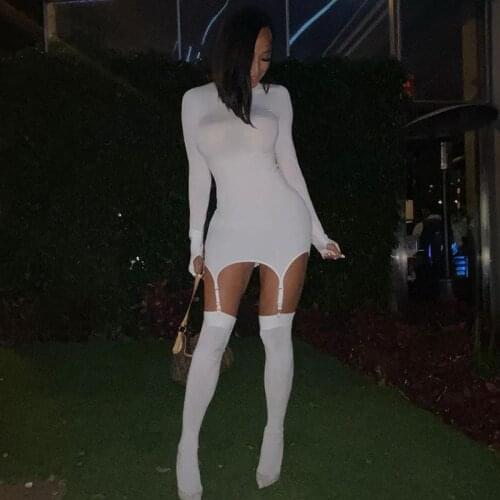 Women dress 2021 bodycon long dress sleeveless backless elegant party outfits sexy club clothes Dress suit