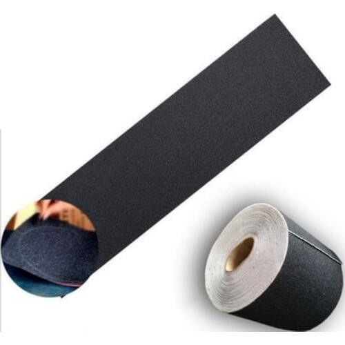 110cm*25cm Skateboard Sandpaper Professional Black Skateboard Deck Sandpaper Grip Tape New