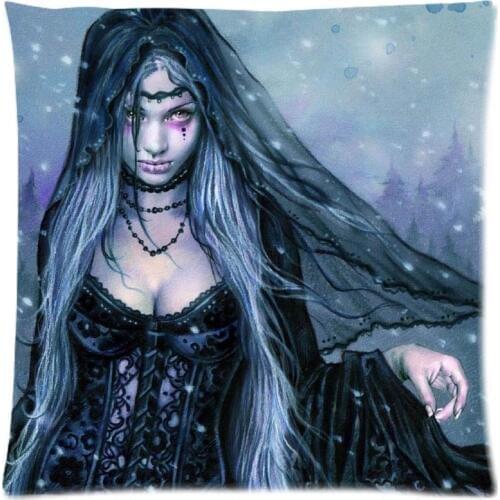 2018 Personalized Pillowcase Victoria Frances Vampire Print Pillow Cases Polyester Sofa Car Cushion Cover Home Decor 45x45cm