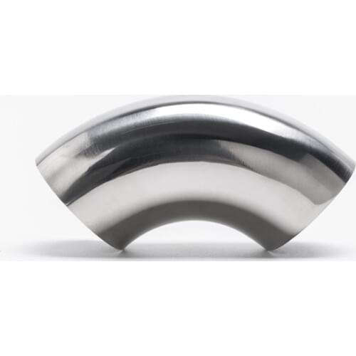 3/4"-1-1/2"OD Stainless Steel 304 Elbow 90 Degree Sanitary Butt Welding Elbow Pipe Connection Fittings Food grade For Homebrew