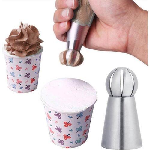 3Pcs Lace Mold Cake Icing Nozzles Russian Piping Tips Stainless Steel Kitchen Gadgets Cake Decorating Tools Baking Accessories