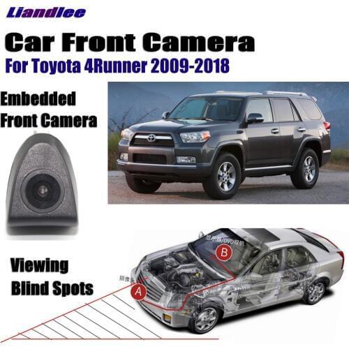 Car HD Front View Camera For Toyota 4Runner Highlander XU40 Alphard 2007-2010 2015 Not Reverse Rear Parking Camera Accessories
