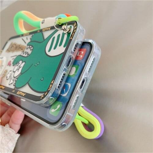 IPhone Cases for Girls with Lanyard Women Fashion Mobile Phone Case for iPhone XR X XS Max iPhone 7 8 Plus 11 12 Cover Funda