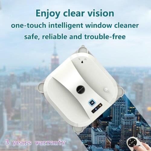 Electric Window Cleaner Robotic Vacuum Cleaner for Home Windows Glass Washer Route Planning