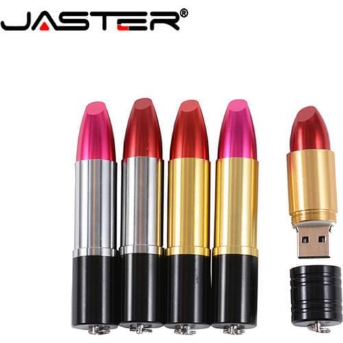 POWRONE Shantou Metalen 5 Soorten Lipstick Pen Drive Usb Flash Drive 4 Gb 16 Gb 32 Gb 64 Gb Pendrive usb 2.0 Disk Flash Stok